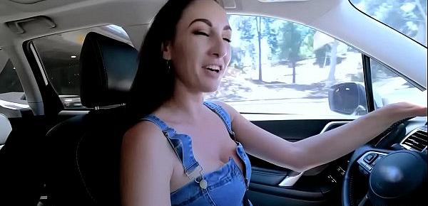 Artemisia Love is free to explore her wild sexual desires after being divorced. SHe started it with a hot blowjob session with her stepson in her car.